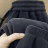 Calças Casuais Calças com Veludo Masculinas Versáteis Calças de Moletom Masculinas Tendência Toque de Luxo Inverno Aconchegante Fleece Quente Calças Masculinas