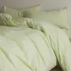 Lujoso juego de cuatro piezas de alta gama para el dormitorio principal, hecho de algodón puro, que incluye funda de edredón, sábana plana y sábana bajera, ropa de cama de alta calidad 4