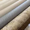 Película Decorativa com Textura de Linho, Sem Cola, Adesivo à Prova d'Água e de Óleo para Bancadas de Cozinha Doméstica, Portas de Armário, Renovação de Móveis e Película para Mudança de Cor