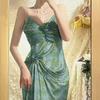 Tela Jacquard de Satén Retro con Hoja de Bambú Bicolor para Traje Tang Femenino de Primavera y Verano, Hanfu, Vestido Cheongsam con Patrón Irregular de Bambú