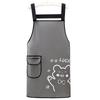 Nuevo Delantal Impermeable de TPU Personalizado a Prueba de Aceite Cocina Hogar Puesto de Mariscos Piscina Barbería Ropa Protectora Sin Lavar Ling