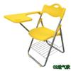 Cadeira de treinamento ampliada para sala de aula com prancheta, cadeira de conferência dobrável, conjunto de mesa e cadeira para estudantes, organização, cadeira única para ensino e escrita