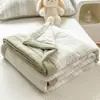 Novo Colchão de Verão 100% Algodão, Colcha de Ar Condicionado, Colcha Fina de Algodão Puro para Verão, Lavável à Máquina, Colcha Fina de Verão para Uma Pessoa