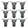 Xinyida es adecuado para clips de plástico para panel de techo interior de parabrisas de coche Buick y Chevrolet D712
