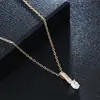 Moda Estilo Coreano Joias Versáteis Incrustadas com Zircônia AAA Microfixada Brinco Argola Conjunto de Colar Joias Femininas