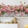 Pegatinas Grandes de Rosas, Papel Tapiz Floral Rosa, Pegatinas Cubre-Paredes de Fondo para Sofá de Dormitorio en Casa, Pegatinas Autoadhesivas para Valla