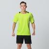 Traje de bádminton de manga corta de secado rápido verano para hombre y mujer absorbente de sudor camiseta deportiva traje de entrenamiento imprimible traje de entrenamiento al por mayor