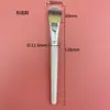 Venta al por mayor del fabricante Cepillo Facial Plano para Mascarilla con Mango de Plástico Blanco, Cerdas Suaves, Cepillo Grande de Silicona, Brocha para Base de Maquillaje, Brocha de Maquillaje para Belleza