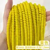 Ábaco de Vidro Contas Espaçadoras Acessórios Pulseira Não Desbota Colar Contas Pulseira DIY Contas de Vidro Contas Soltas Espaçador