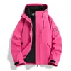 Chaqueta Impermeable Deportiva, Ropa de Trabajo, Chaqueta Cortavientos de Polar Transfronteriza, Forro de Plumas, Chaqueta Tres en Uno Hecha a Medida