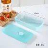 Caixa de Almoço de Plástico Selada Caixa de Conservação para Geladeira Caixa para Congelador Doméstica Caixa de Almoço Quadrada com Compartimentos Caixa de Almoço Portátil para Exterior