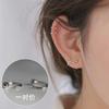 Aretes de Aro Cruzado Geométrico Personalizado de Doble Capa K-Style de Aguja de Plata S925 para Mujer Aretes y Pendientes Creativos de Moda Retro