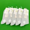 Calcetines de Algodón de Fibra Larga de Xinjiang para Hombres y Mujeres de Media Pantorrilla Rayados para Hombres de Negocios Calcetines Negros y Blancos Grises de Grosor Medio para Otoño e Invierno Venta al por Mayor