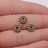 10X10X2Mm 0.7g Multicor Joias de Comércio Exterior Populares na Europa e América Contas com Furo Grande e Pequeno Contas Espaçadoras