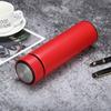 Venta al por mayor, termo inteligente con medición de temperatura, taza de agua de acero inoxidable 304, pantalla de temperatura creativa, regalo comercial portátil, taza recta