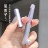Pincel para Labios, Pincel para Lipstick, Pincel Difuminador, Cabeza Redonda Pequeña con Tapa, Mini Pincel Portátil para Labios, Pincel para Bálsamo de Labios y Corrector, Pincel de Maquillaje Profesional