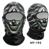 Máscara Facial de Seda Helada con Protección Solar de Calavera Venenosa de Payaso para Exteriores, Gorra Forro de Casco para Montar en Motocicleta, Unisex