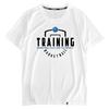Camiseta de secagem rápida com logo estampado, manga curta, gola redonda, jersey esportivo, para corrida, verão, maratona, macacão, camisa publicitária, manga meia