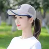 Gorra Moda Verano Mujer Gorra de Moda Tendencia Todo Combina Cara Grande Adelgazante Exterior Viaje Gorra de Béisbol Hombres Protección Solar