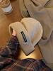 Gorro de lana con contenido de lana para otoño e invierno, con gran circunferencia de cabeza, versátil, casual, para el frío, gorro cálido, para parejas, protección para las orejas, gorro de punto