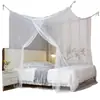 Mosquitero grueso de estilo antiguo para el hogar, cama doble de 1.5 pisos, red de hilo con puerta, cifrado, 0.9 metros, 1.8m, cuerda de fijación al suelo