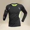 Body de Invierno para Hombre de Manga Larga de Terciopelo de Secado Rápido para Esquí, Fitness, Running, Entrenamiento, Top Deportivo, Ropa Interior Térmica de Otoño e Invierno