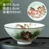 Xícara de chá kung fu de cerâmica azul e branca retrô de Dehua, conjunto de chá kung fu, xícara única, xícara de chá, xícara, xícara de mestre para casa, porta-chá