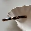 Grampo de Cabelo Fino de Acetato Presilha Lateral Simples Versátil Suave Grampo para Rabo de Cavalo Presilha de Mola Acessório de Cabelo Novo Estilo