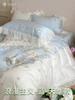 Lijado 10 Ropa de Cama Meiyi Tencel Estilo Princesa Clase A Sábana Juego de Cuatro Piezas Algodón Puro Algodón de Fibra Larga Nueva