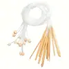 Herramientas de Tejido Transfronterizas Agujas para Suéteres Gancho de Crochet para Alfombra Afgana de Plástico Aguja Circular Set de Alúmina