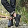 Botas de chuva para atividades ao ar livre coreanas transfronteiriças masculinas curtas moda impermeável sapatos lavagem de carro pesca borracha sapatos antiderrapante leve cozinha cobre-sapatos