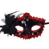 Accesorios Exclusivos Transfronterizos para Mascarada Flor Lateral Lentejuelas Máscara de Medio Rostro Personaje de Princesa Enmascarada Máscara de Ojos Sexy