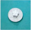 Plata Pura 999 Plata Lisa 3D Plata Dura Separadores de Flor de Durazno Cuentas con Forma de Flor Hilo para Ensartar Pulseras de Cristal DIY