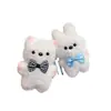 Novo blush urso coelho guincho boneca de pelúcia pingente bonito casal saco chaveiro boneca atacado