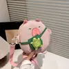 Mochila Pequeña Cruzada de Dibujos Animados 2026 para Mujer, Bolso de Oso, Bolso de Hombro de Capibara, Bolso Cruzado Versátil Casual