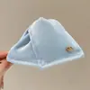 Pinza para el pelo de triángulo con lazo de lunares Nuevo Pasador de pelo de corona de calavera alta Adecuado para cabello grueso Pinza de tiburón grande