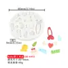 Bebê Produtos para Bebê Molde de Silicone para Fondant Grampo de Cabelo Cola para Garrafa Molde Abrasivo Decorativo Molde de Bebê Dormindo
