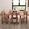 Mesas y sillas de exterior, mesas y sillas de madera carbonizada, mesas de té comerciales para patio, mesas de centro de madera maciza, mesas de bar, mesas de comida rápida, mesas y sillas de restaurante