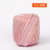 3 # Hilo de Encaje Teñido de Sección Larga Elegante Hilo de Ganchillo Hecho a Mano DIY Tejido No. Hilo de Crochet para Ramo de 3 Colores Degradados