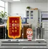 Creación de un Banner para Agradecer a los Maestros, un Regalo del Día del Maestro, Adorno Portaplumas de Temporada de Graduación, Regalo Conmemorativo de Cristal