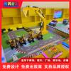Equipo de juegos infantiles para exteriores excavadora de ingeniería con control remoto instalaciones de entretenimiento puesto de juegos de plaza proyecto caliente