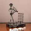Porta-canetas de Mesa Balança e Toca Música, Artesanato em Ferro e Arte de Ferro Ornamento Fabricante Atacado Caixa de Música Criativa
