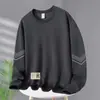 Nova Popular Sweatshirt Solona Primavera e Outono 2025 Masculina Espessada Sem Capuz Inverno Manga Longa Gola Redonda Tamanho Grande Roupa Externa Fina