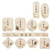 Papel Especial para Rótulos de Vinho de Flores e Frutas, com Estampagem Dourada e Relevo, Adesivos para Garrafas de Vinho Estilo Chinês Tradicional, Fabricante Direto, Suporta Logo