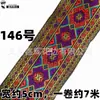 Accesorios de encaje de 5 cm estilo minoría étnica Zhuang Yao Miao ropa bordado decorativo tira de flores cinta decorativa diy