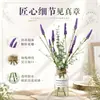 Transfronterizo Nuevo Modelo Lavanda Artificial Vidrio Agua Falsa Decoración del Hogar Flor Artificial Planta en Maceta Flor Artificial Escritorio Adorno Pequeño