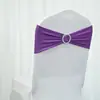 Correas de Hebilla de Diamante Gratis de Amazon Transfronterizas Funda Elástica para Silla de Hotel Boda Anillo de Correa de una Sola Capa Mariposa