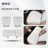 Nuevo cojín para asiento de coche perforado piel nappa cojín avanzado para asiento de coche engrosado antideslizante cojín para asiento delantero y trasero de cinco plazas
