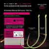 Versão atualizada do Wolf Ya Green Slot de borboleta aprimorado Wolf Ya Ghost Ya Fish Hook Pink Embalagem especializada em equipamentos de pesca Carassius auratus no atacado