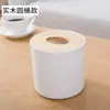 Caja de pañuelos de madera simple estilo nórdico, caja de almacenamiento de escritorio para sala de estar, caja de almacenamiento para uso doméstico con tapa de madera para sala de estar y dormitorio